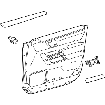 Toyota 67610-0C290-C0 Door Trim Panel