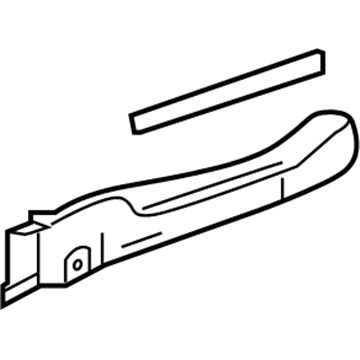 Toyota 53808-0E060 Shield Sub-Assembly, FEN