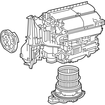 Toyota 87130-47290 Blower Assembly