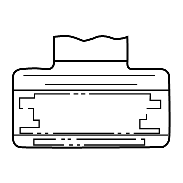 Toyota 74599-0E020 Air Bag Label