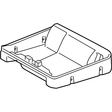 Toyota 72907-0C010-B1 Cover Sub-Assy, Rear Seat Cushion Under, RH