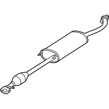 Toyota 17420-36040 Muffler & Pipe