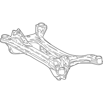 Toyota Camry Rear Crossmember - 51206-06130