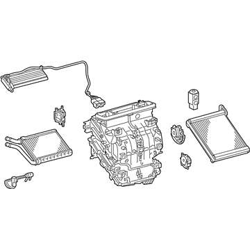 Toyota 87050-12420 Radiator Assembly, Air C