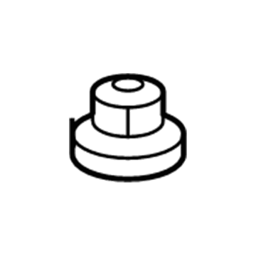 Toyota 90182-A0027 Hold Down Nut