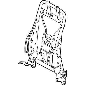 Toyota 71630-42080 Seat Back Frame, Passenger Side