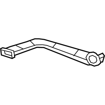 Toyota 55972-0E040 Duct, Side DEFROSTER