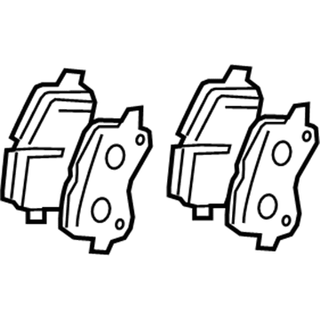 Toyota 04465-02070 Brake Pads