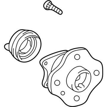 Toyota 42410-52021 Hub & Bearing Assembly