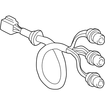 Toyota 81555-42050 Socket & Wire, Rear Co