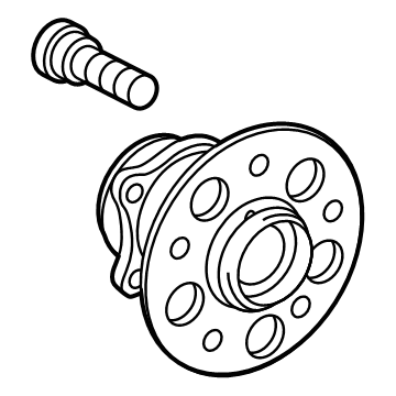 Toyota 42410-47030 Bearing And Hub Assembly