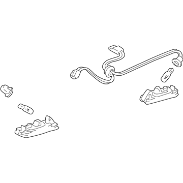 Toyota 81270-02051 Lamp Assy, License Plate
