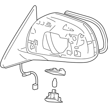 Toyota 87910-48363 Mirror Assembly