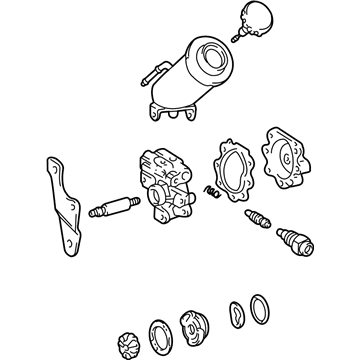 2001 Toyota Tacoma Power Steering Pump - 44320-04030