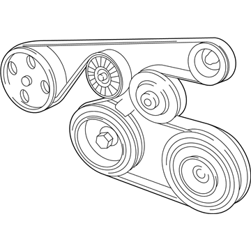 Toyota 90916-02793 Serpentine Belt