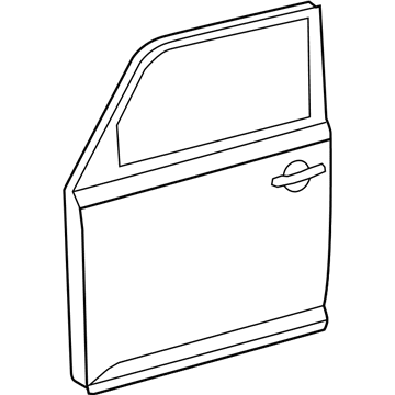 Toyota 67001-12B50 Panel Sub-Assembly, Door