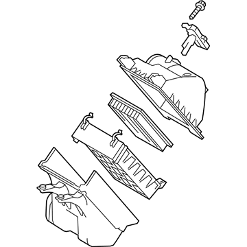 Toyota 17700-31792 Air Cleaner Assembly