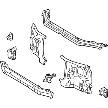 Toyota 53201-0C020 Support Sub-Assy, Radiator