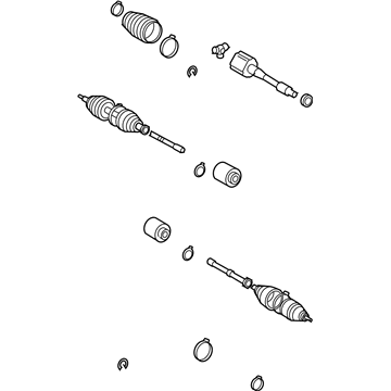Toyota 43410-0W150 Shaft Assembly, Front Drive, Right