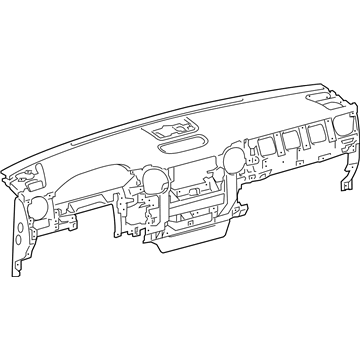 Toyota 55301-0C050-C0 Panel Sub-Assembly, Inst