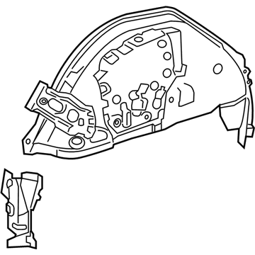 Toyota 61607-06090 Inner Wheelhouse