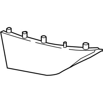 Toyota 52566-47900 Filler, Rear Bumper Extension