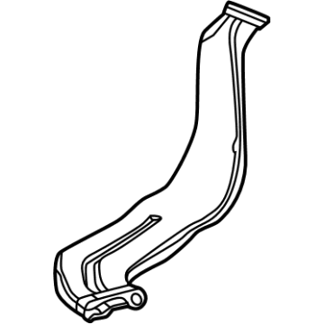 Toyota 87213-62020 Duct, Air, Rr LH