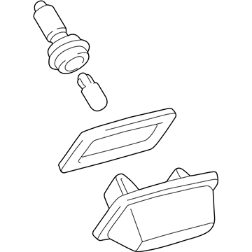 Toyota 81270-AC020 License Lamp