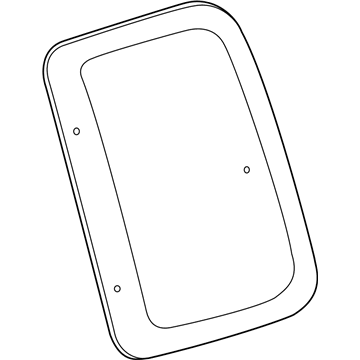 Toyota 62712-04030-83 Glass,Sd Window,LH