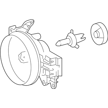 Toyota 81105-35465 Passenger Side Headlamp Housing Sub-Assembly