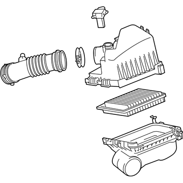 Toyota 17700-37350 Cleaner Assembly, Air W