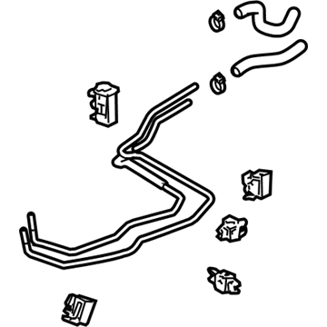 Toyota 87208-08080 Pipe Sub-Assy, Heater Water