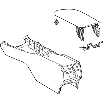 Toyota 58810-33310-A4 Box Assembly, Console