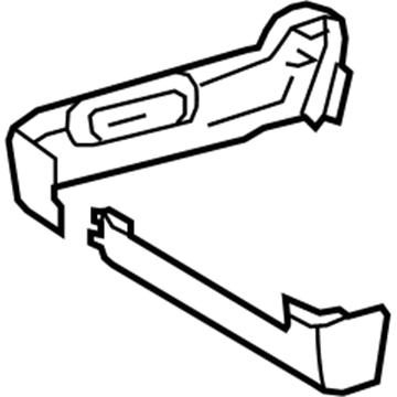 Toyota 71805-0C030-C0 Shield Sub-Assembly, Front