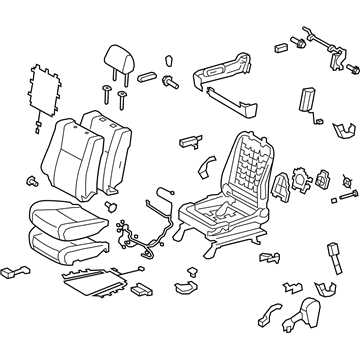 Toyota 71100-0CE02-B1 Seat Assembly, Front RH