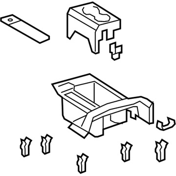 Toyota 58804-0C090-C0 Panel Sub-Assembly, Cons