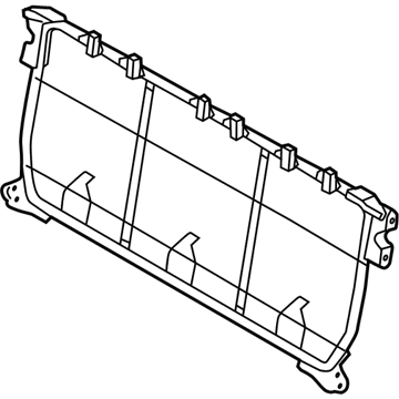 Toyota 71017-52820 Seat Back Frame