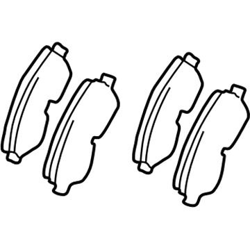 Toyota 04465-33060 Brake Pads