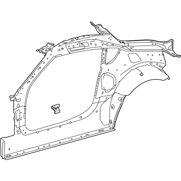 Toyota 61013-WAA01 Inner Uniside