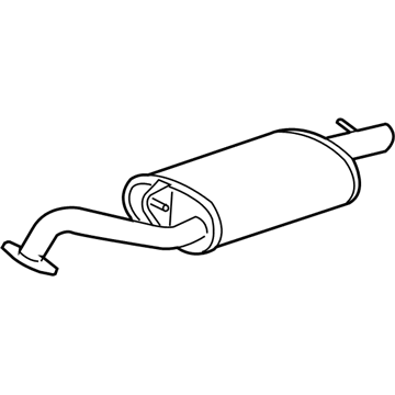 2009 Toyota Corolla Exhaust Pipe - 17430-37280