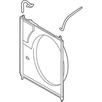 Toyota 16711-0S011 Shroud Assembly