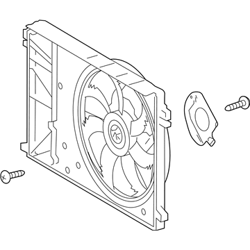 Toyota 16360-F0020 Fan Module