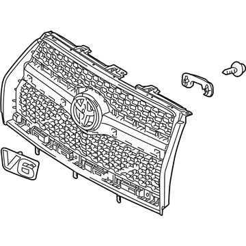 Toyota 53101-0R050 Grille Assembly