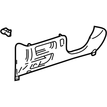 Toyota 55302-AA020-B1 Panel, Instrument Panel Finish, Lower LH