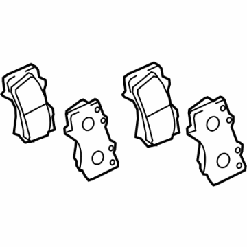 Toyota 04465-02580 Brake Pads