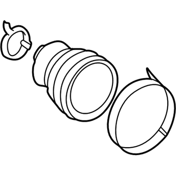 Toyota 04438-CA090 Inner Boot