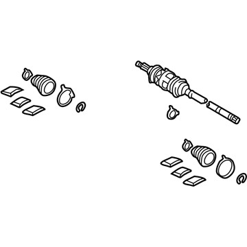 Toyota 43470-09790 Shaft Assembly, Outboard