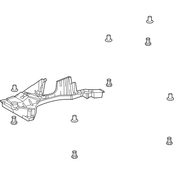 Toyota 57627-47060 Under Cover