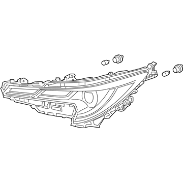 Toyota 81110-02S30 Headlamp Assembly