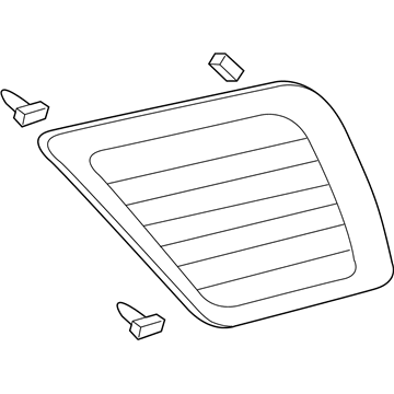 Toyota 62730-35100 Quarter Glass